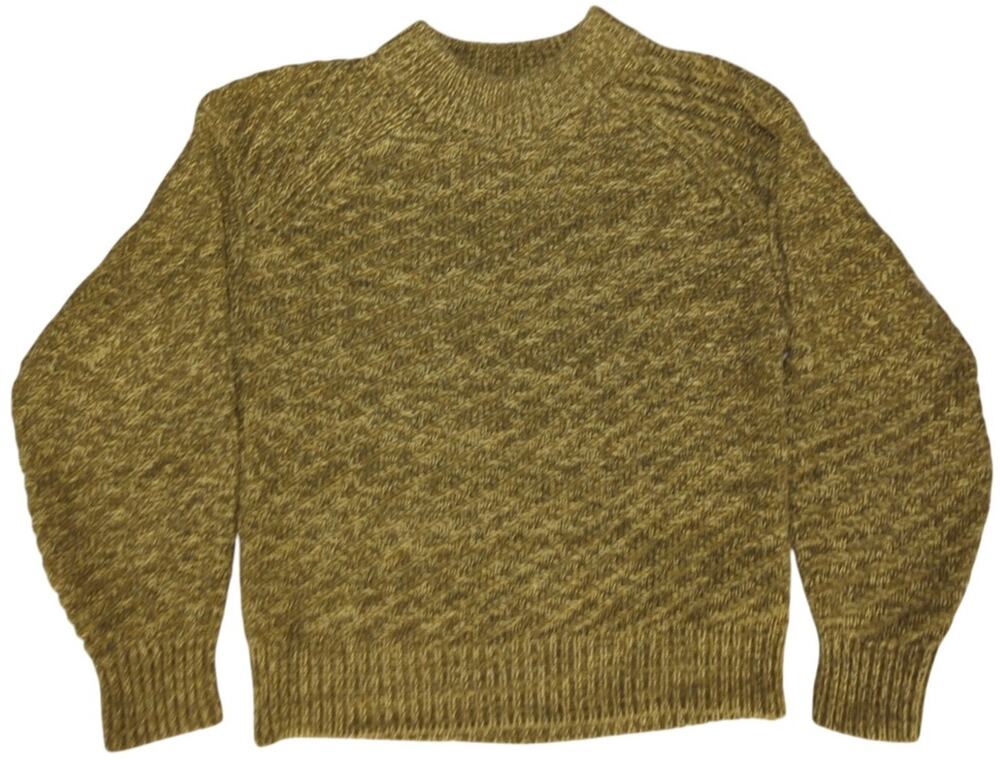 Universal Thread Sweater XS Womens Brown Cotton Blend Marled Knit Crew Pullover
